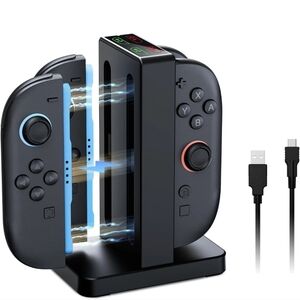 NexiGo Enhanced Controller Charger Compatible with Nintendo Switch 2, USB Type C